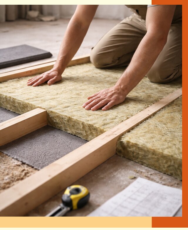 Шумоизоляция пола в Черногорске от 1276 руб./м² — профессиональная звукоизоляция | ТепломастерЧрн