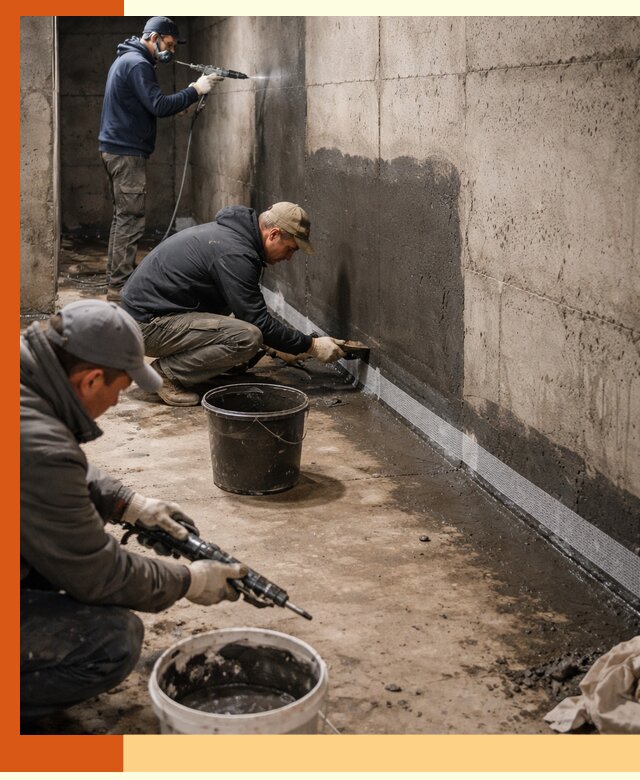 Гидроизоляция подвала в Черногорске — комплексная защита от влаги