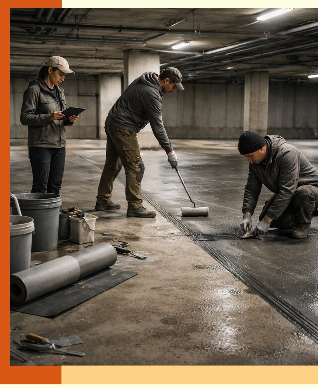 Гидроизоляция паркинга в Черногорске: качественная защита зданий