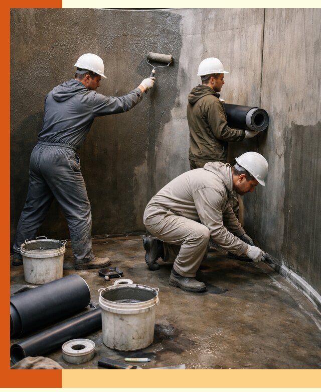 Гидроизоляция резервуара профессионально в Черногорске