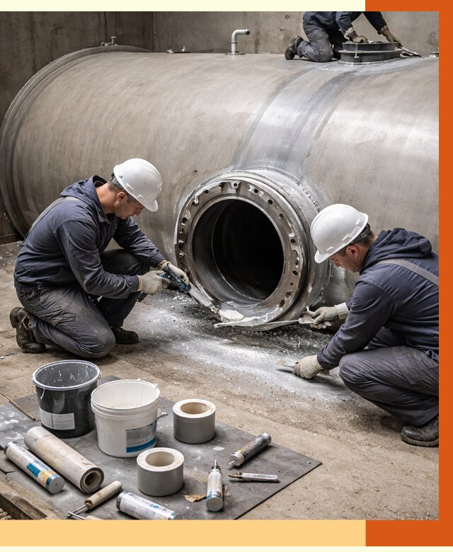 Гидроизоляция резервуара с топливом в Черногорске от 76553 руб. под ключ | ТепломастерЧрн