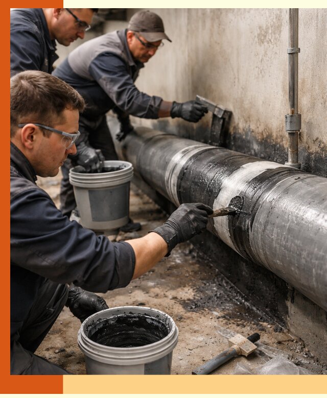 Гидроизоляция труб в Черногорске — защита и герметизация коммуникаций