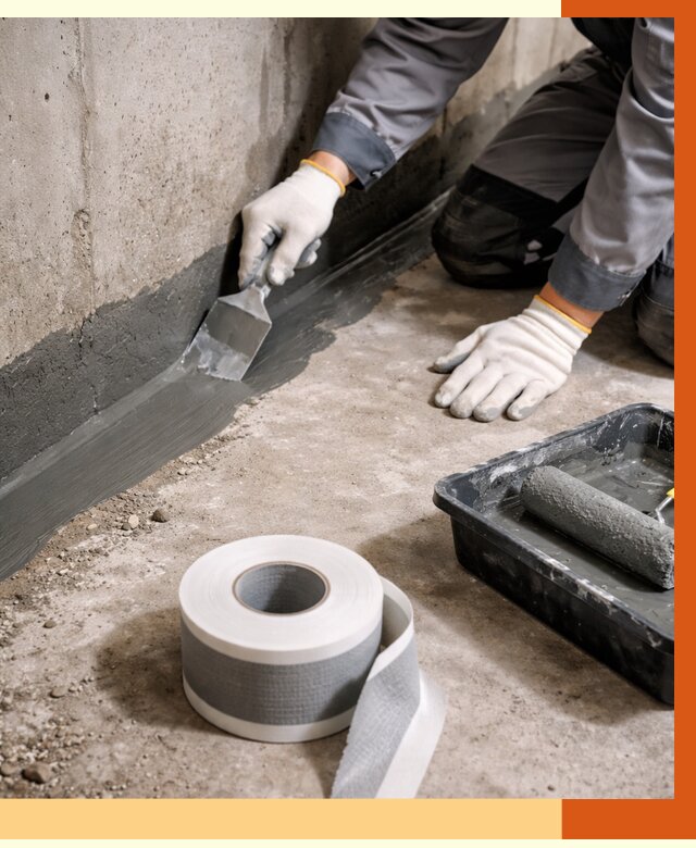 Гидроизоляция швов и герметизация стыков в Черногорске от 1276 руб. | ТепломастерЧрн