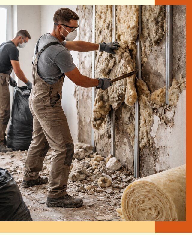 Демонтаж старого утеплителя в Черногорске от 3572 руб. — работы под ключ | ТепломастерЧрн