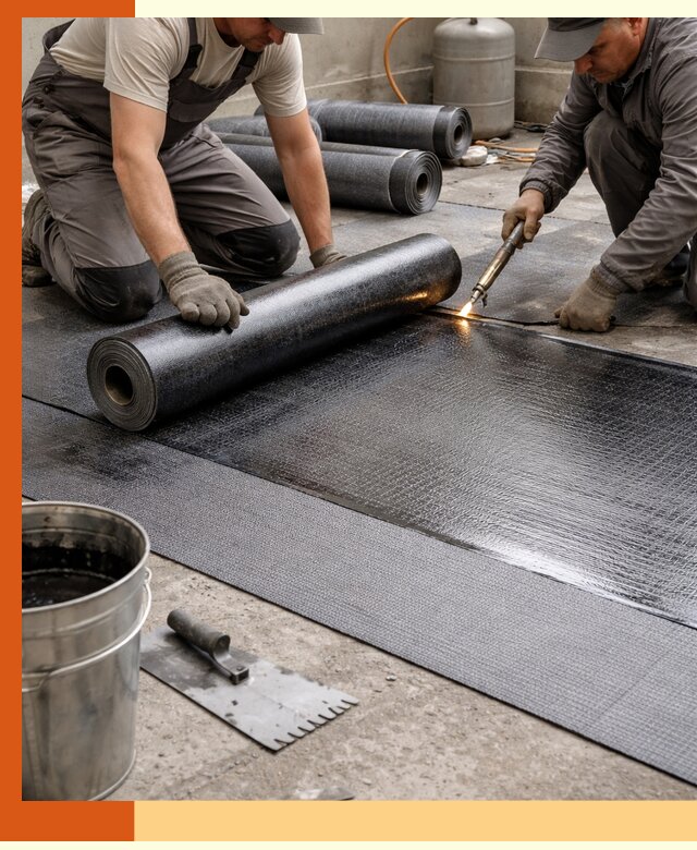 Монтаж гидроизоляционной мембраны в Черногорске для зданий и конструкций