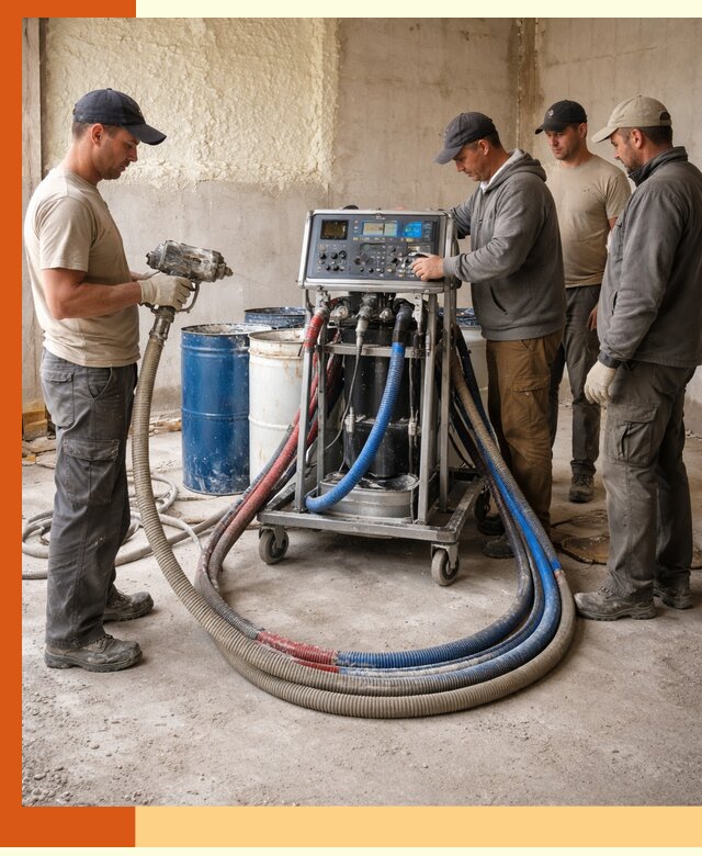 Аренда установки для напыления ППУ в Черногорске на выгодных условиях